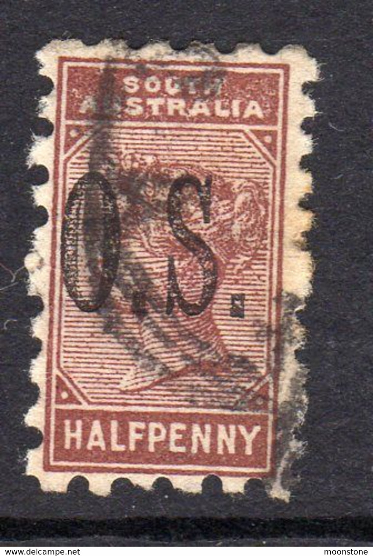 Australia South Australia 1891-9 Small Size Official, Optd. OS ½d Brown, Used, SG O63 - Gebraucht