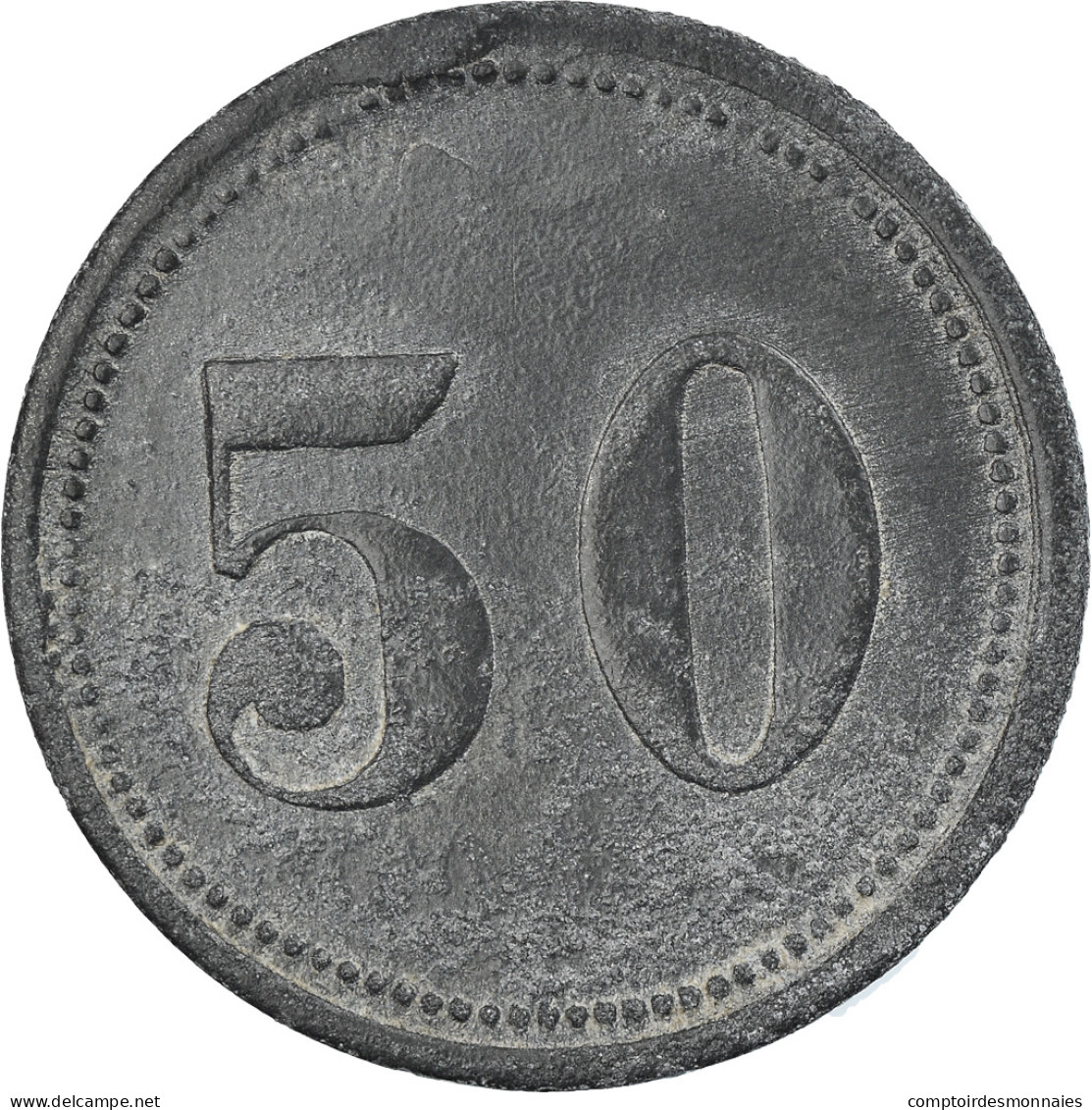 Monnaie, Allemagne, Alsfeld, 50 Pfennig, 1917, TB, Zinc - Monétaires/De Nécessité