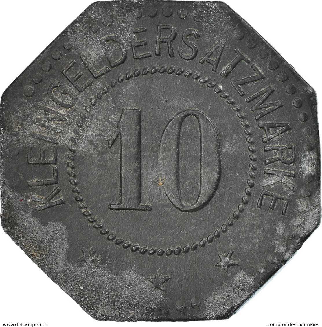 Monnaie, Allemagne, Algringen, 10 Pfennig, 1917, TTB, Zinc - Monétaires/De Nécessité