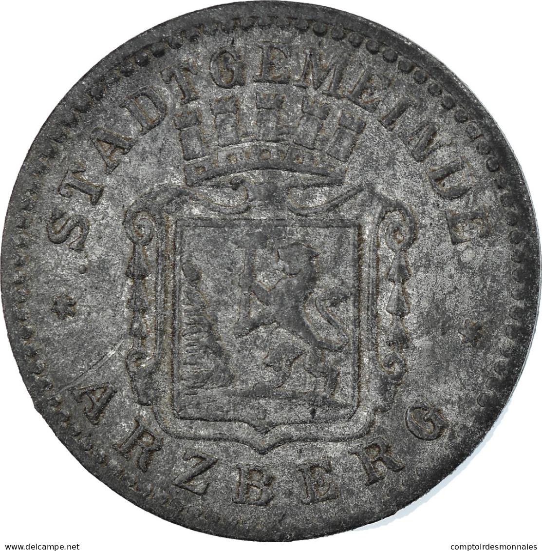 Monnaie, Allemagne, Arzberg, 5 Pfennig, 1917, TTB, Zinc - Monetari/ Di Necessità