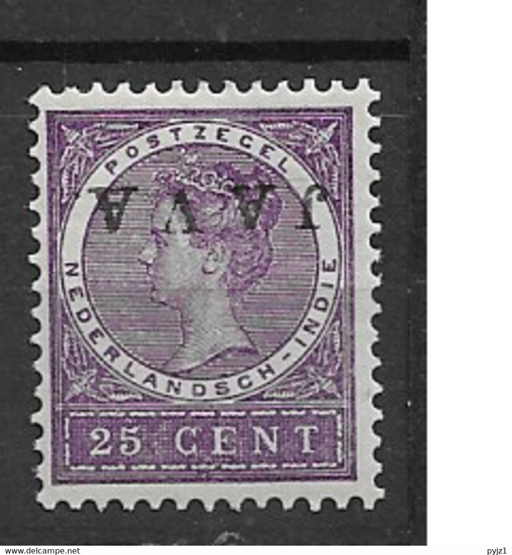 1908 MH Nederlands Indië NVPH 76f - Netherlands Indies