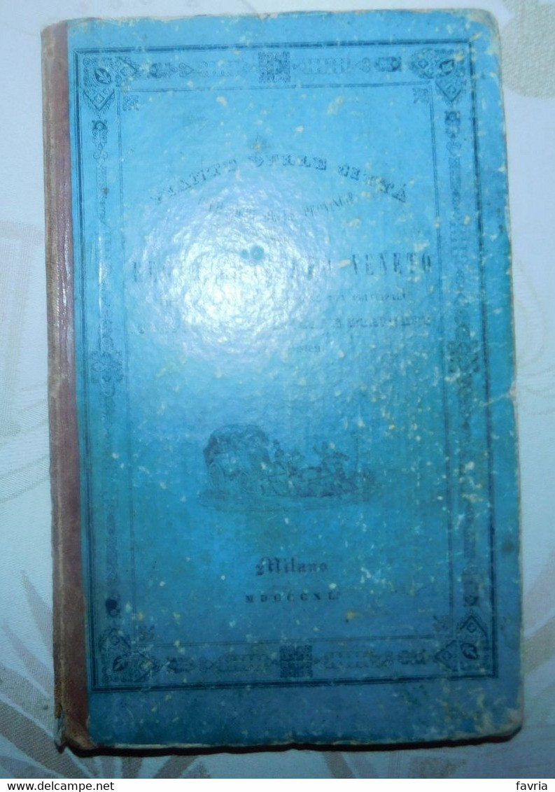 1840 -Regno Lombardo Veneto - Lombardisch-Venetianischen Konigreichs # Piante Delle Città Capoluoghi -Italiano E Tedesco - Libri Antichi