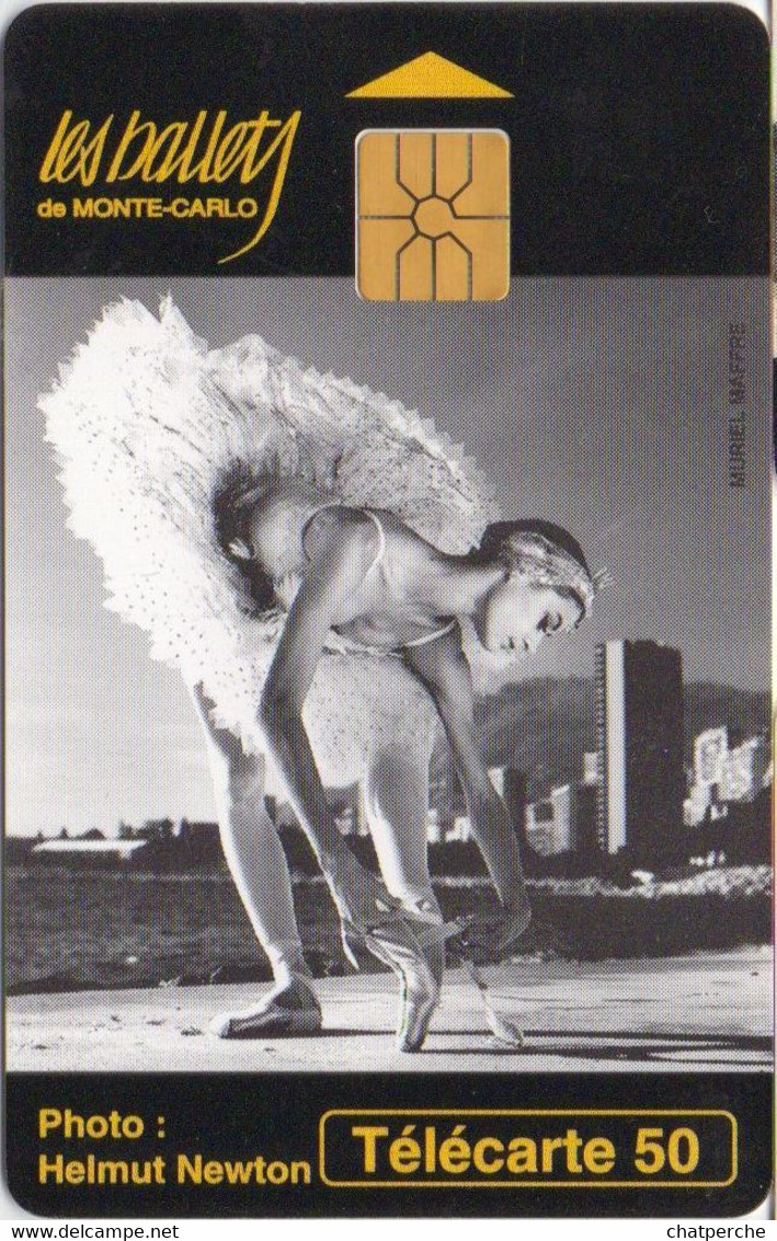 TÉLÉCARTE PHONECARD MONACO LES BALLETS DE MONACO 50 UNITÉS  UTILISÉE DANSE 1995 - Monace