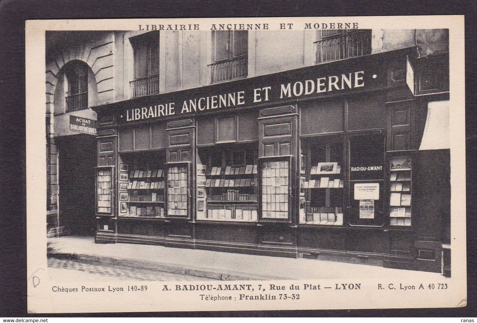 CPA [69] Rhône > Lyon Commerce Shop Devanture Magasin écrite - Other & Unclassified