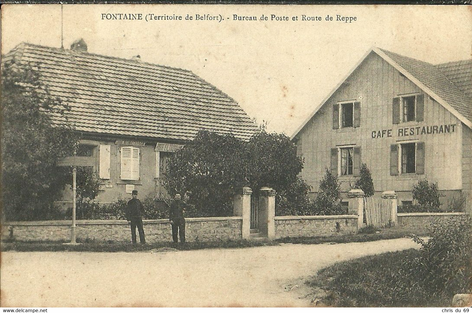 Fontaine Bureau De Poste Et Route De Reppe - Fontaine