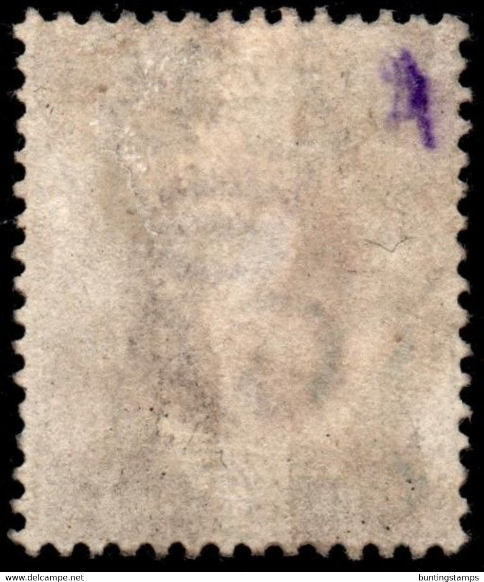 Hong Kong 1903 SG72 $1 Purple And Sage Green Wmk Crown CA P14 Cds Cancel - Other & Unclassified