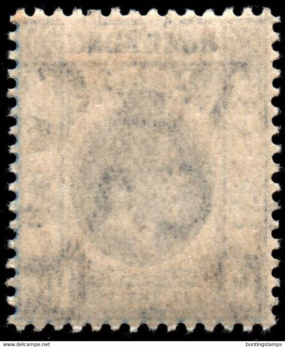 Hong Kong 1912 SG105a 10c Deep Bright Ultramarine Mult Crown CA  Lightly Hinged Mint - Ongebruikt