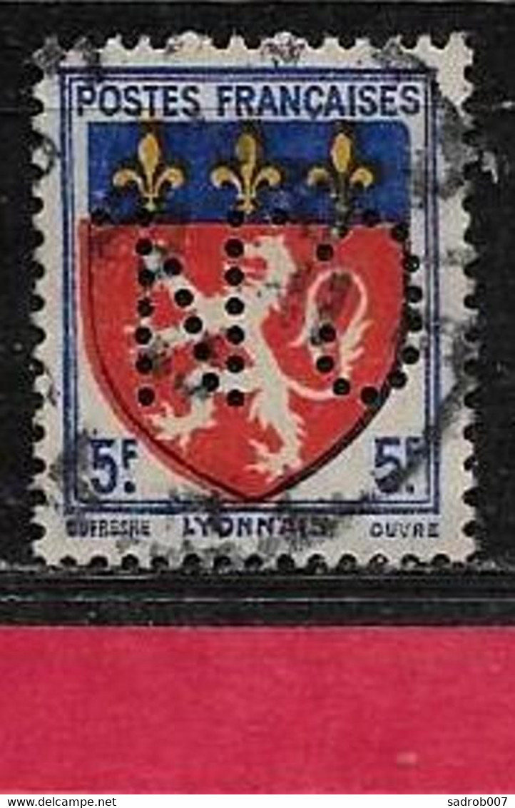 @ Perfin France Blason Armoirie  Perfore C.N. - Sonstige & Ohne Zuordnung