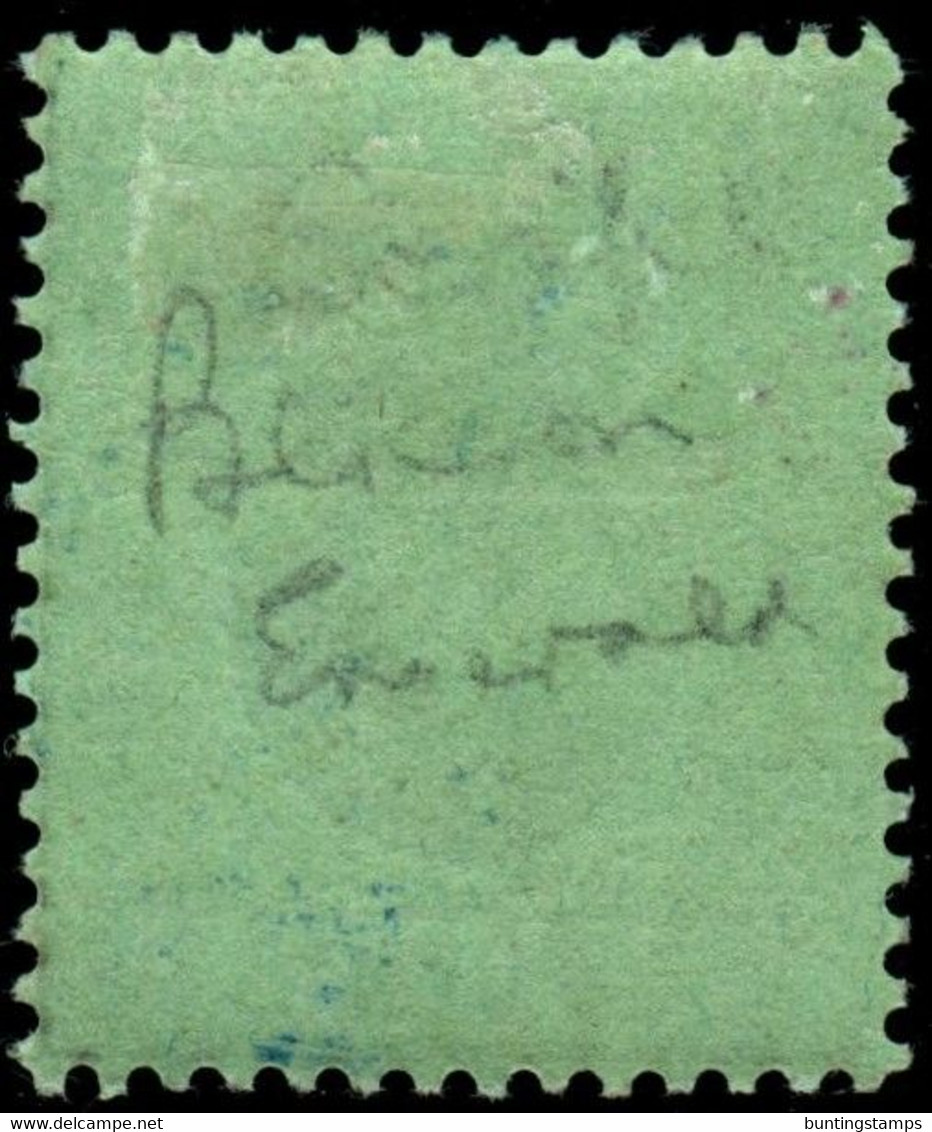 Hong Kong 1921 SG111d 50c Black On Blue-green (emerald Back) Mult Crown CA  Lightly Hinged Mint - Ongebruikt