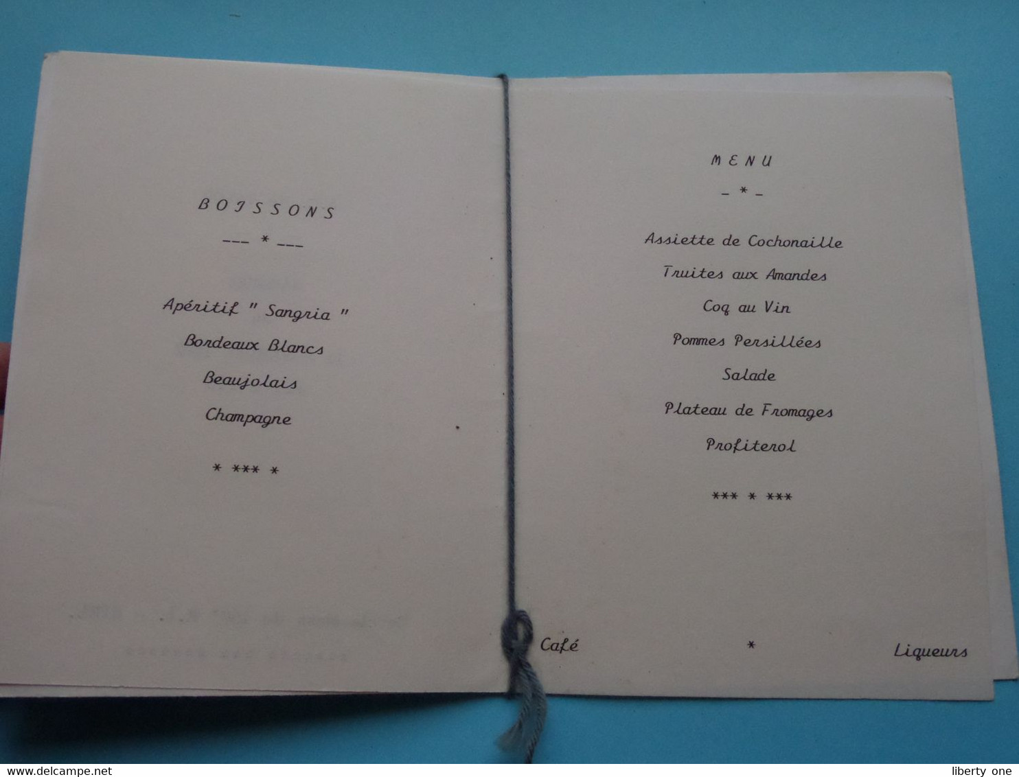 A.C. Du TALOU Banquet Du 11 Nov 1982 : Cercle Mess Du 150e R.I. - NIEL ( Verdun - Porte Chaussée ) MENU ! - Documents