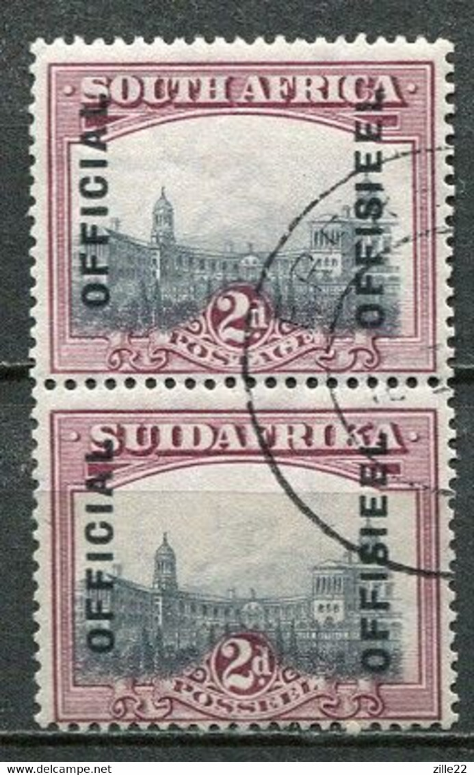 Union Of South Africa Official, Südafrika Dienst Mi# 8-9 Gestempelt/used - Dienstzegels