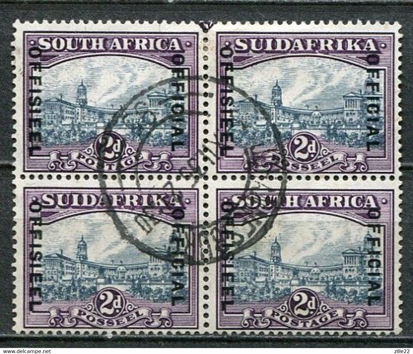 Union Of South Africa Official, Südafrika Dienst Mi# 26-7 Gestempelt/used - Oficiales