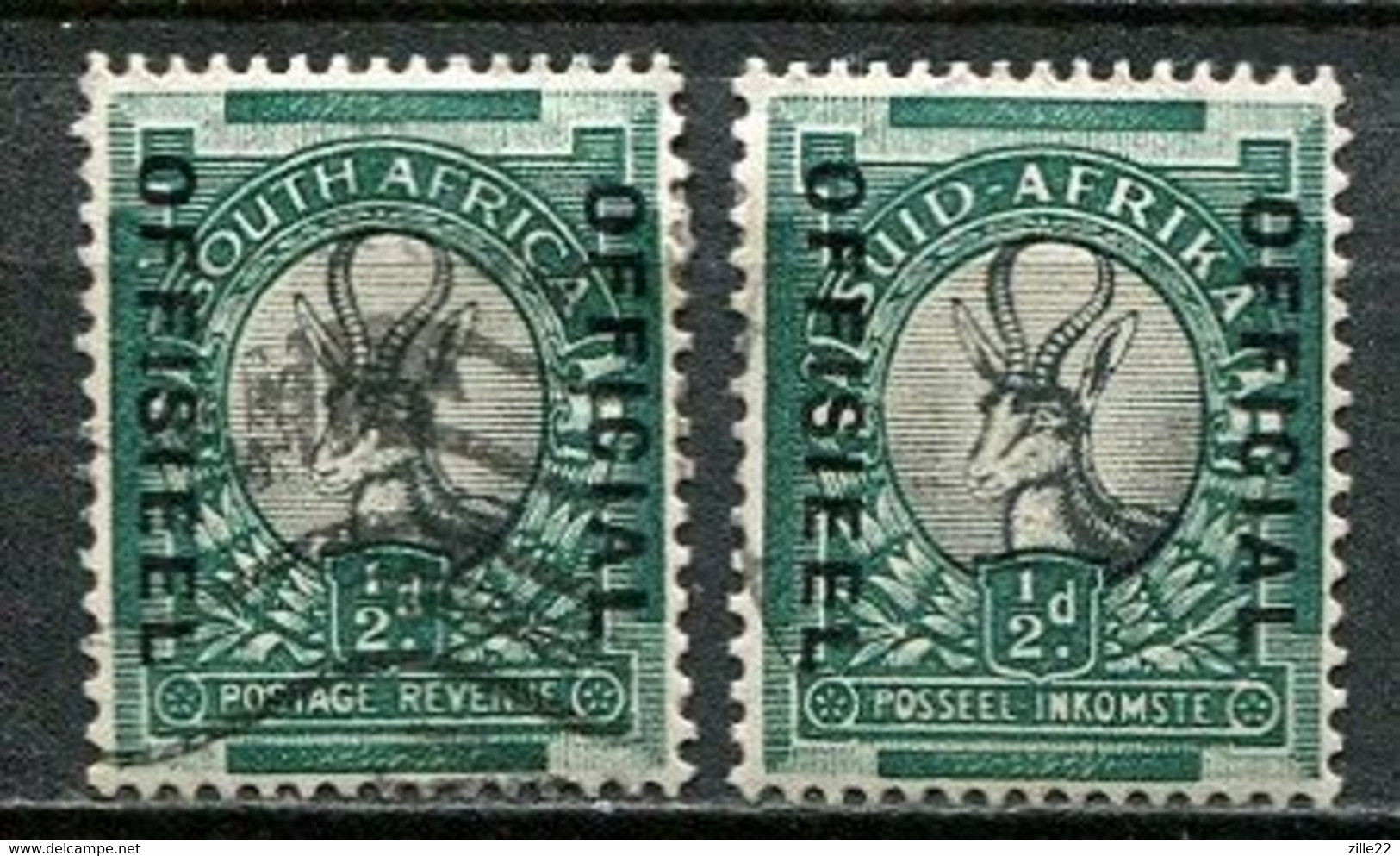 Union Of South Africa Official, Südafrika Dienst Mi# 42-3 Gestempelt/used - Dienstzegels