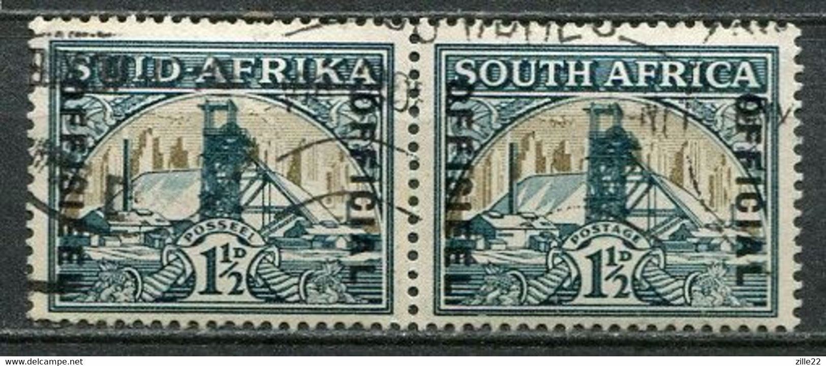 Union Of South Africa Official, Südafrika Dienst Mi# 46-7 Gestempelt/used - Servizio