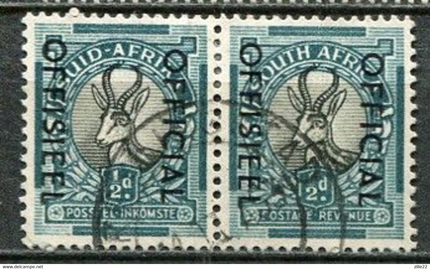 Union Of South Africa Official, Südafrika Dienst Mi# 74-5 Gestempelt/used - Dienstmarken