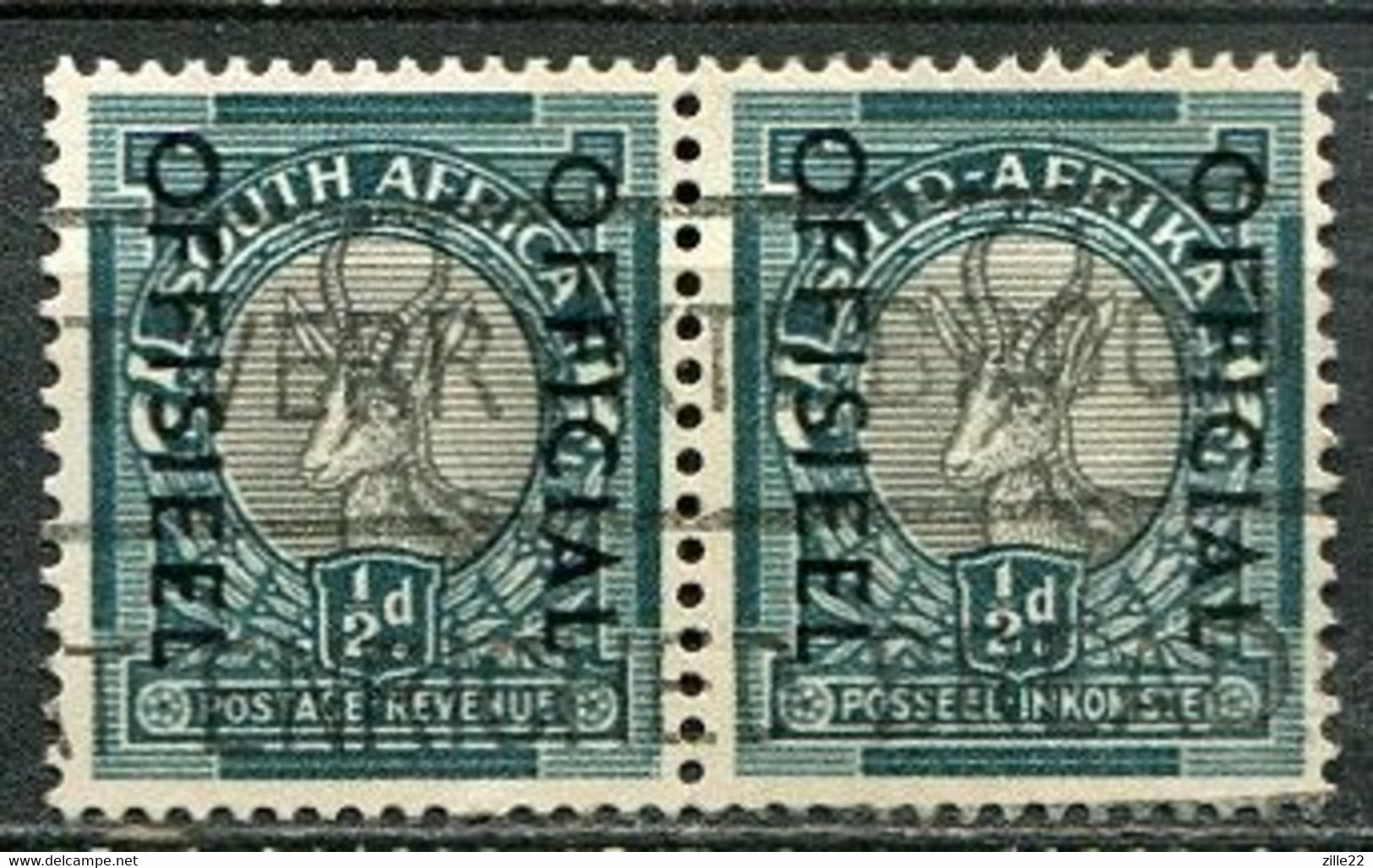 Union Of South Africa Official, Südafrika Dienst Mi# 74-5 Gestempelt/used - Officials