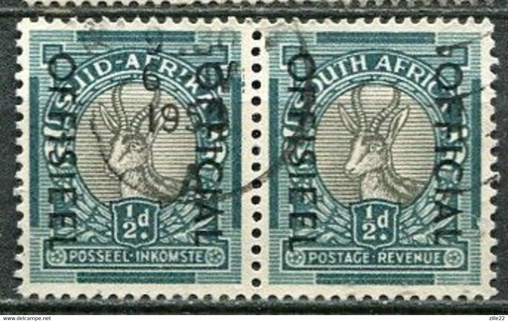 Union Of South Africa Official, Südafrika Dienst Mi# 74-5 Gestempelt/used - Dienstzegels