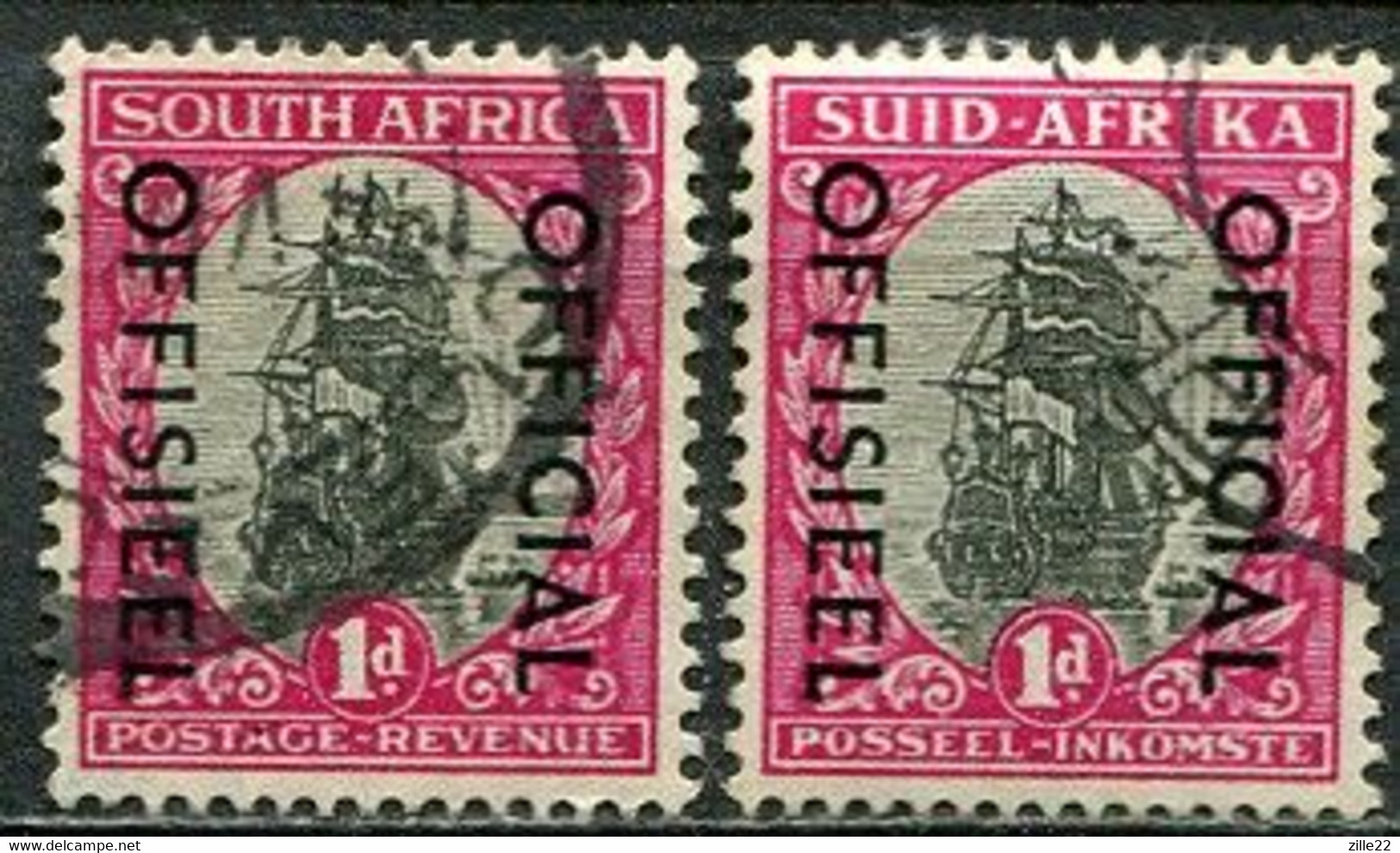 Union Of South Africa Official, Südafrika Dienst Mi# 78-9 Or 80-1 Or 82-3 Gestempelt/used - Servizio