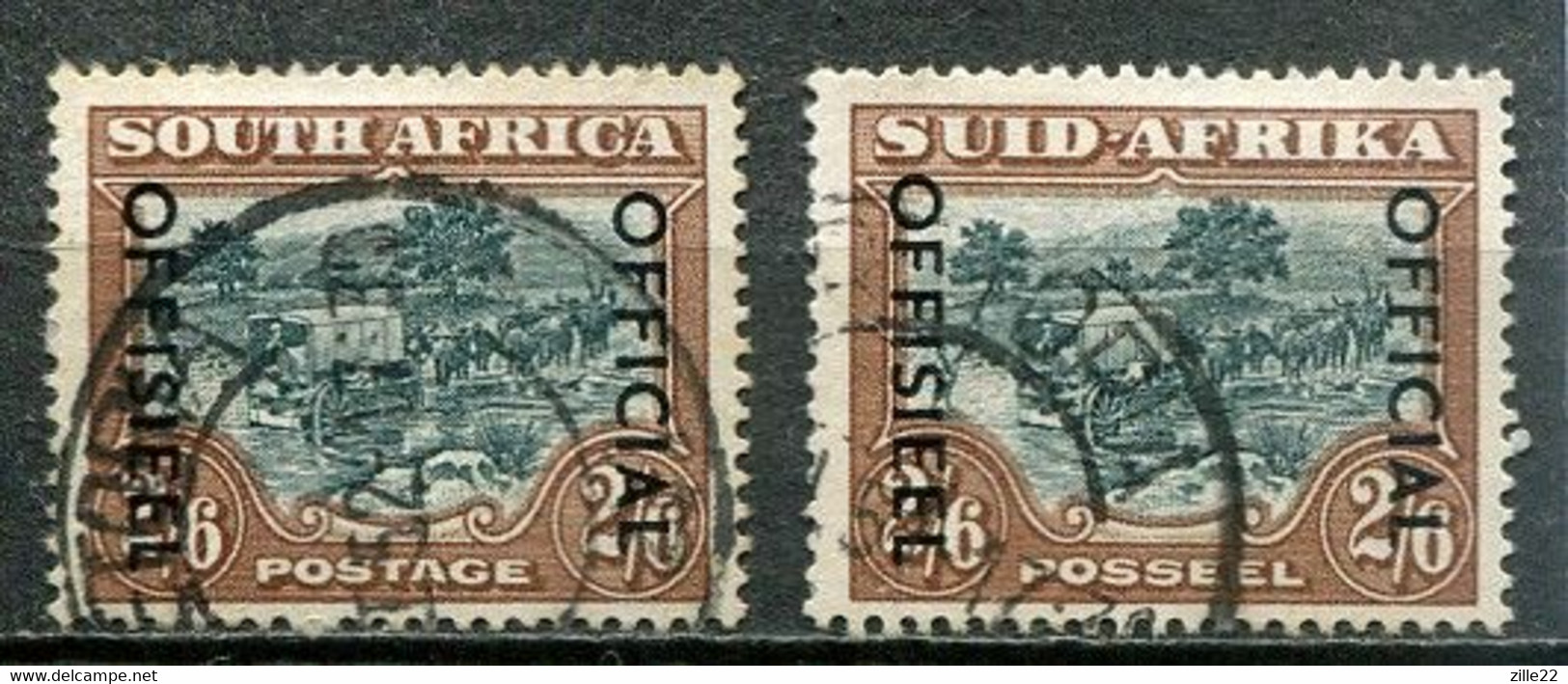 Union Of South Africa Official, Südafrika Dienst Mi# 92-3 Gestempelt/used - Servizio