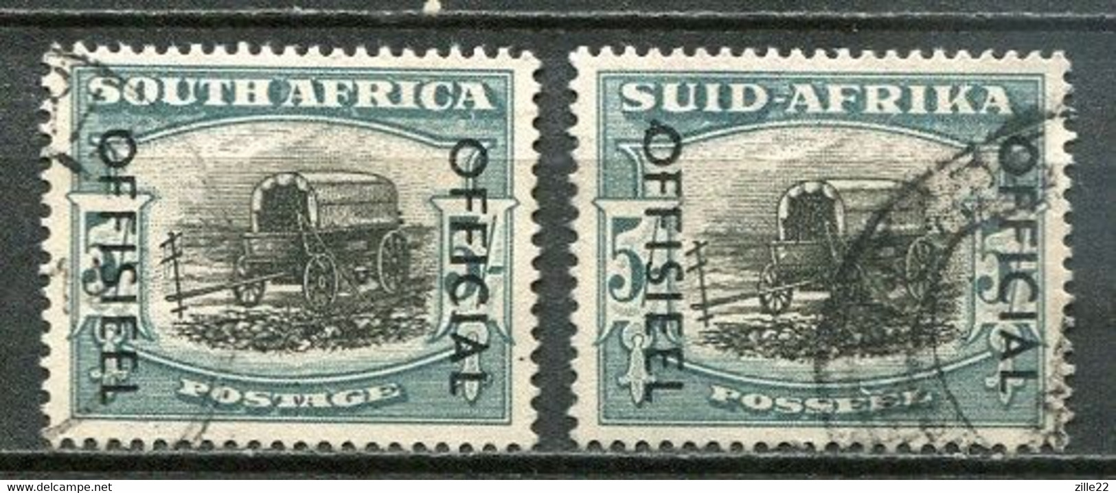 Union Of South Africa Official, Südafrika Dienst Mi# 94-5 Gestempelt/used - Service