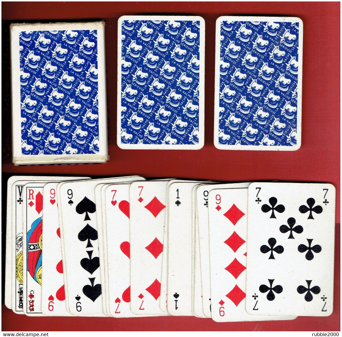 JEU 32 CARTES A JOUER OFFERT PAR LA VACHE SERIEUSE FROMAGE FONDU - 32 Cards