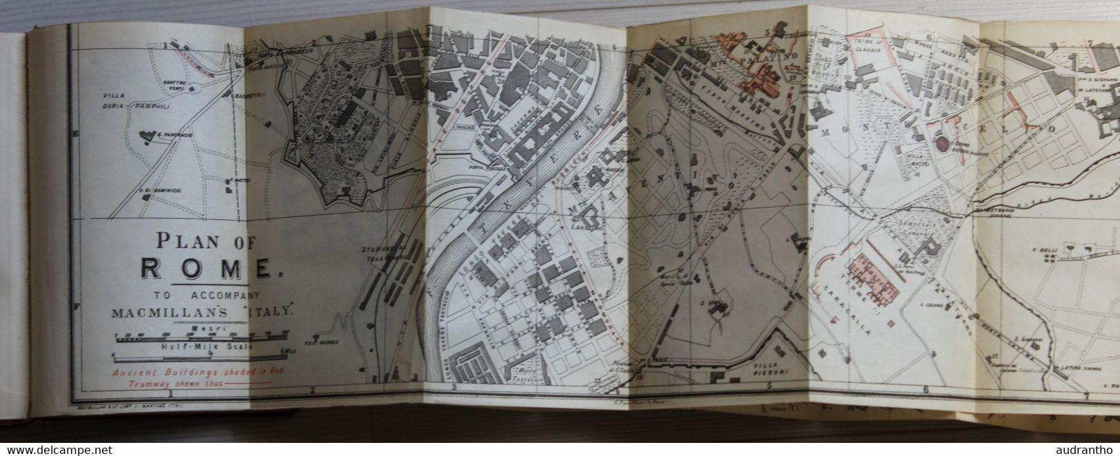 ancien guide Macmillan Italy 1904 Italie nombreuses cartes