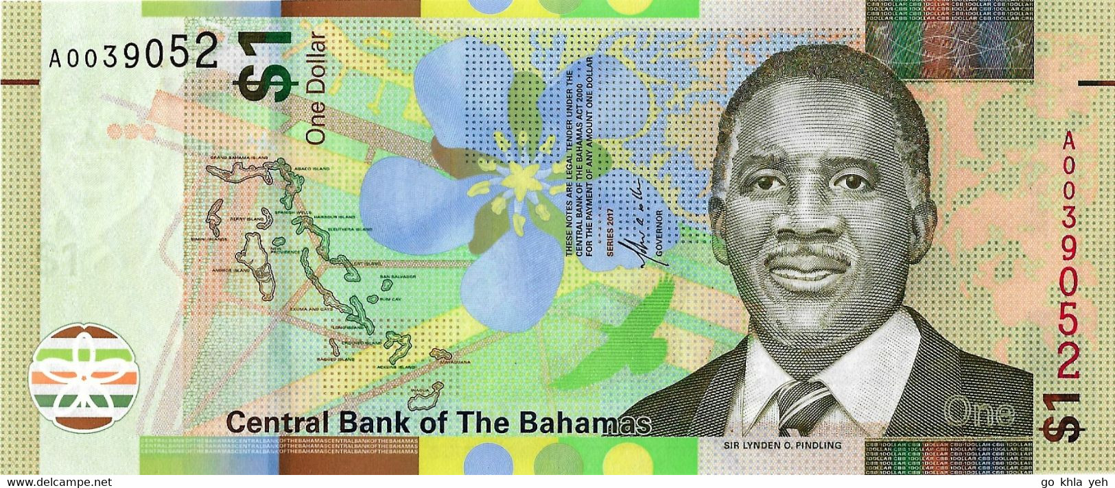 BAHAMAS 2017 1 Dollar - P.77a Neuf UNC - Bahamas