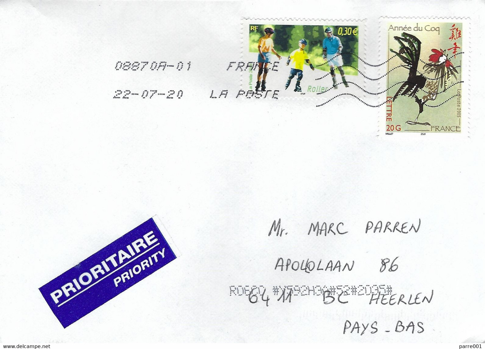 France 2020 Guerande Cock Zodiac Roller Skates Sport Cover - Hühnervögel & Fasanen