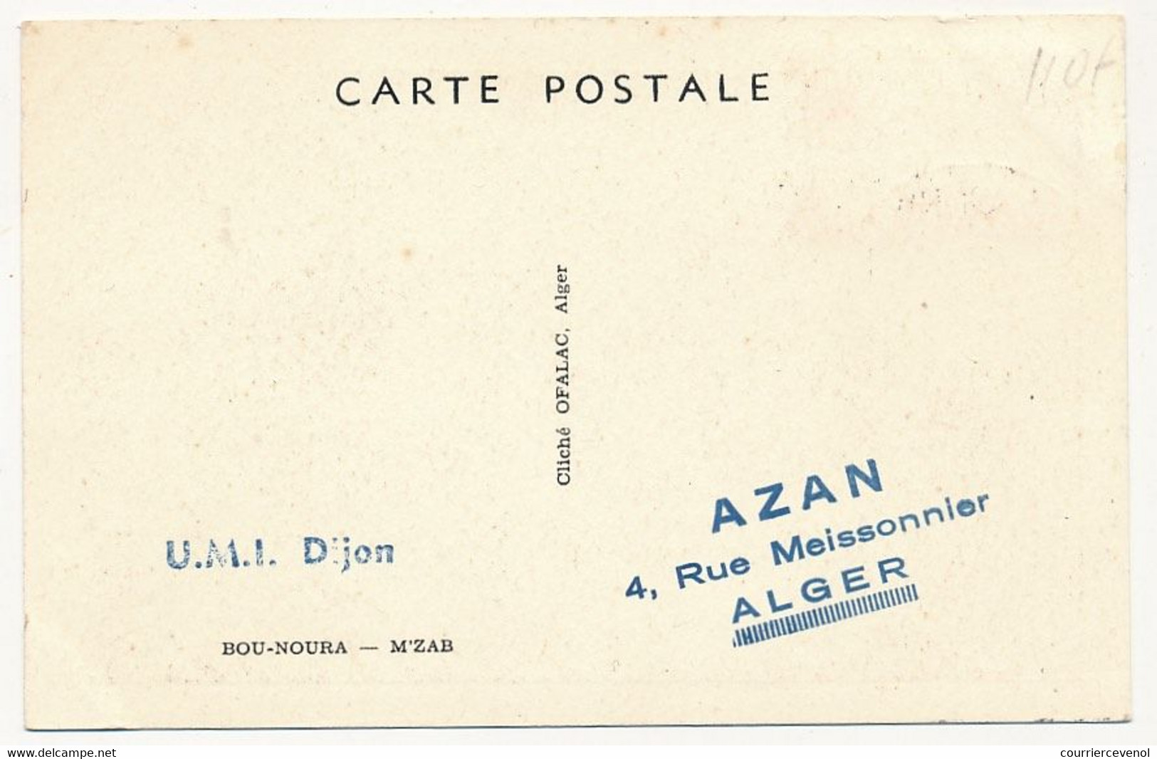 ALGERIE - 2 Cartes Maximum - Croix Rouge 1952 - M'ZAB Bou Noura Et El-NOUED - Ed OFALAC - Maximumkarten