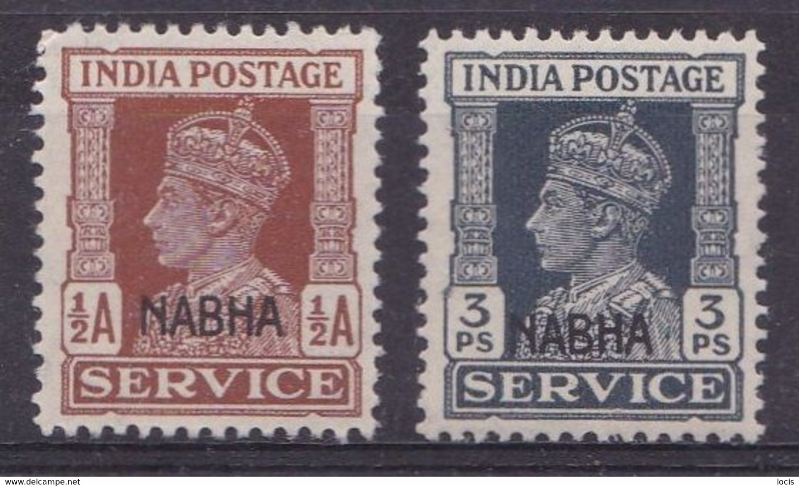 INDIA 1942 MNH** - Overprint - Nabha