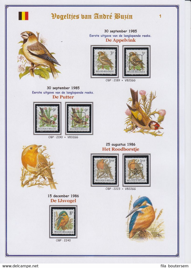 Vogeltjes Van Buzin / Oiseaux De Buzin/ Birds Of Buzin 1985-2010 - 1985-.. Birds (Buzin)