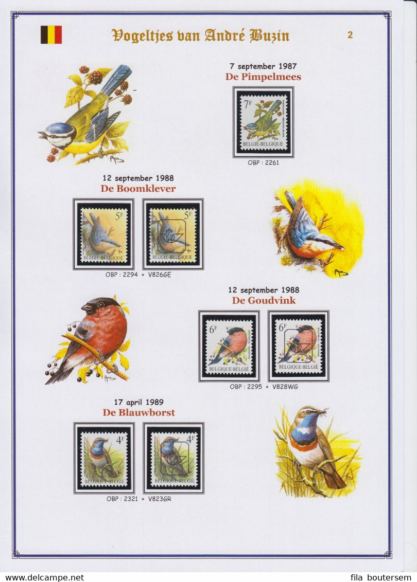 Vogeltjes Van Buzin / Oiseaux De Buzin/ Birds Of Buzin 1985-2010 - 1985-.. Birds (Buzin)