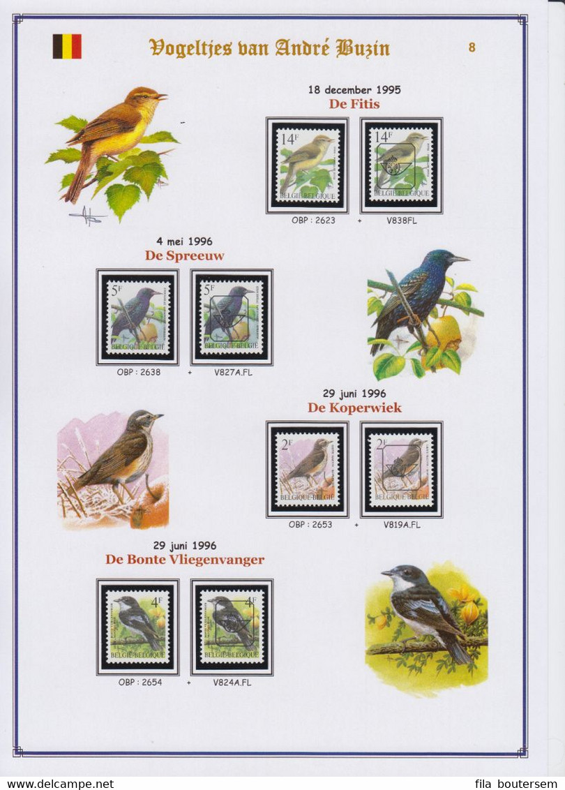 Vogeltjes van Buzin / Oiseaux de Buzin/ Birds of Buzin 1985-2010