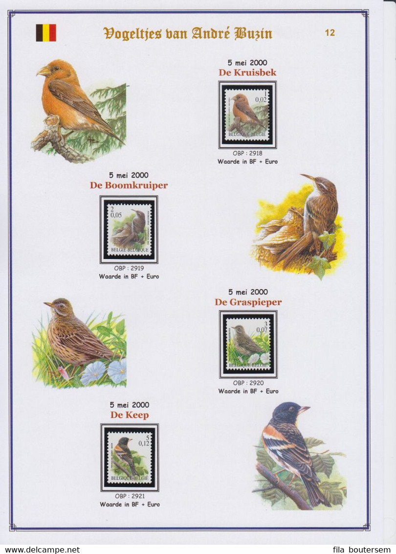 Vogeltjes van Buzin / Oiseaux de Buzin/ Birds of Buzin 1985-2010