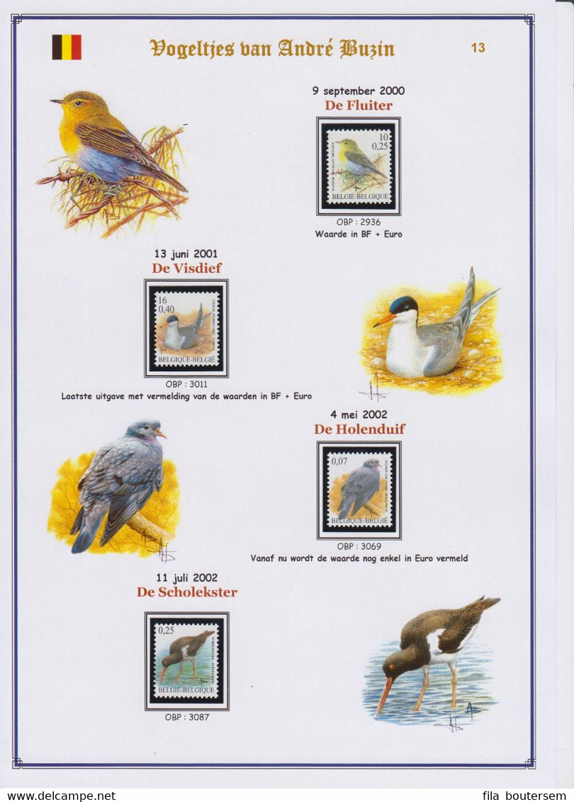 Vogeltjes van Buzin / Oiseaux de Buzin/ Birds of Buzin 1985-2010