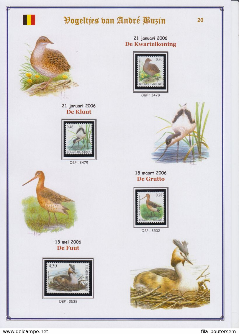 Vogeltjes van Buzin / Oiseaux de Buzin/ Birds of Buzin 1985-2010