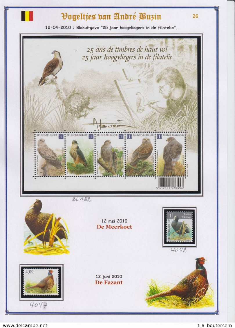 Vogeltjes van Buzin / Oiseaux de Buzin/ Birds of Buzin 1985-2010