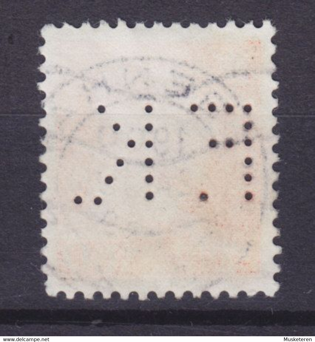 Denmark Perfin Perforé Lochung (F26) 'F.K.' Frederiksberg Kommune, København Fr. IX. Stamp (2 Scans) - Abarten Und Kuriositäten