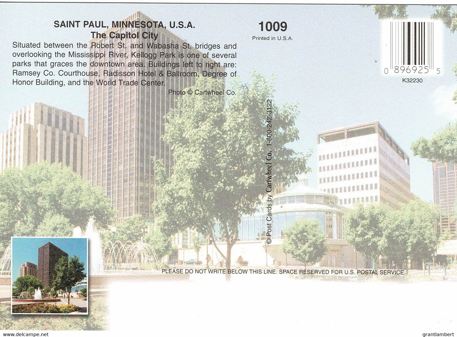 Saint Paul, The Capitol City, Minnesota, US - Unused - St Paul