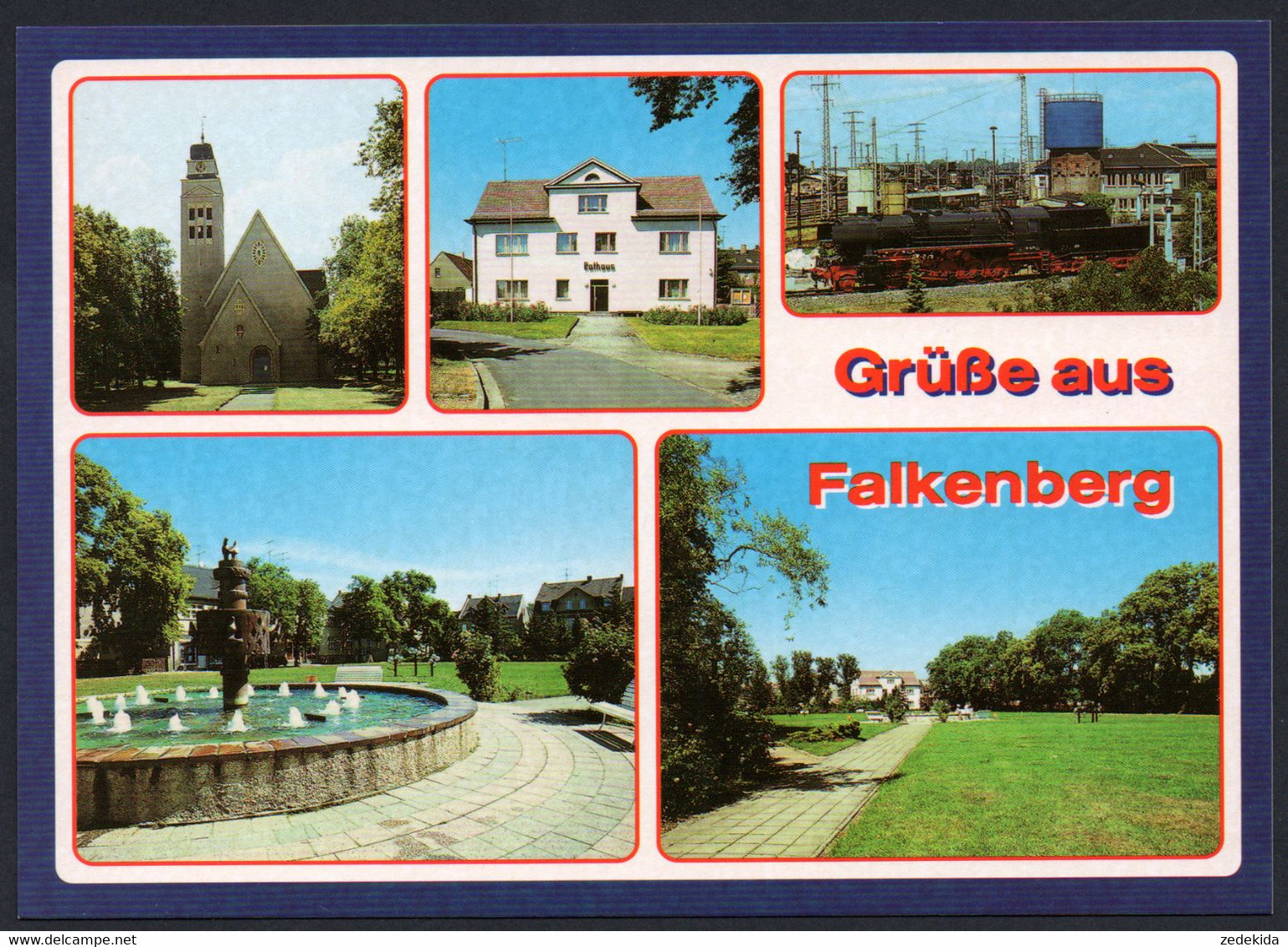 E5411 - TOP Falkenberg - Bild Und Heimat Reichenbach Qualitätskarte - Falkenberg