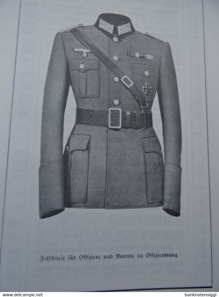 Preiskatalog "Heeres Kleiderkasse 1939