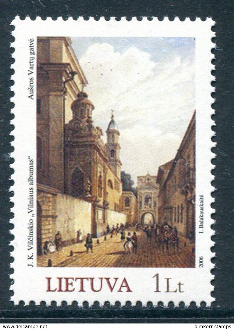 LITHUANIA 2006  Vilnius Album Lithograph  MNH / **.  Michel 898 - Lituania