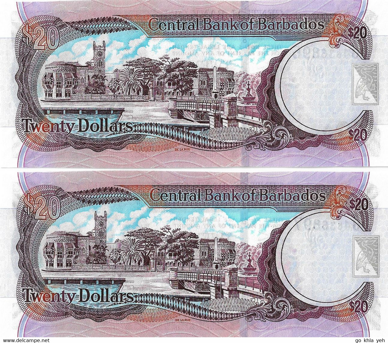 BARBADES 2007 20 Dollar - P.69a Neuf UNC - Barbados (Barbuda)