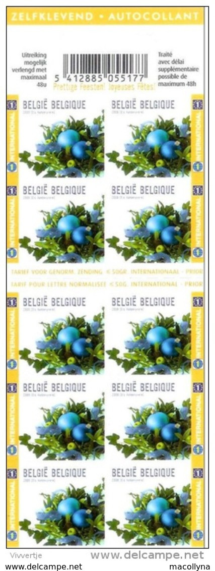 Boekje 108** Kerstballen / Carnet 108 XX  MNH - Boules De Noël - Boekje 108** Kerstballen INTERNATIONAAL - Zonder Classificatie