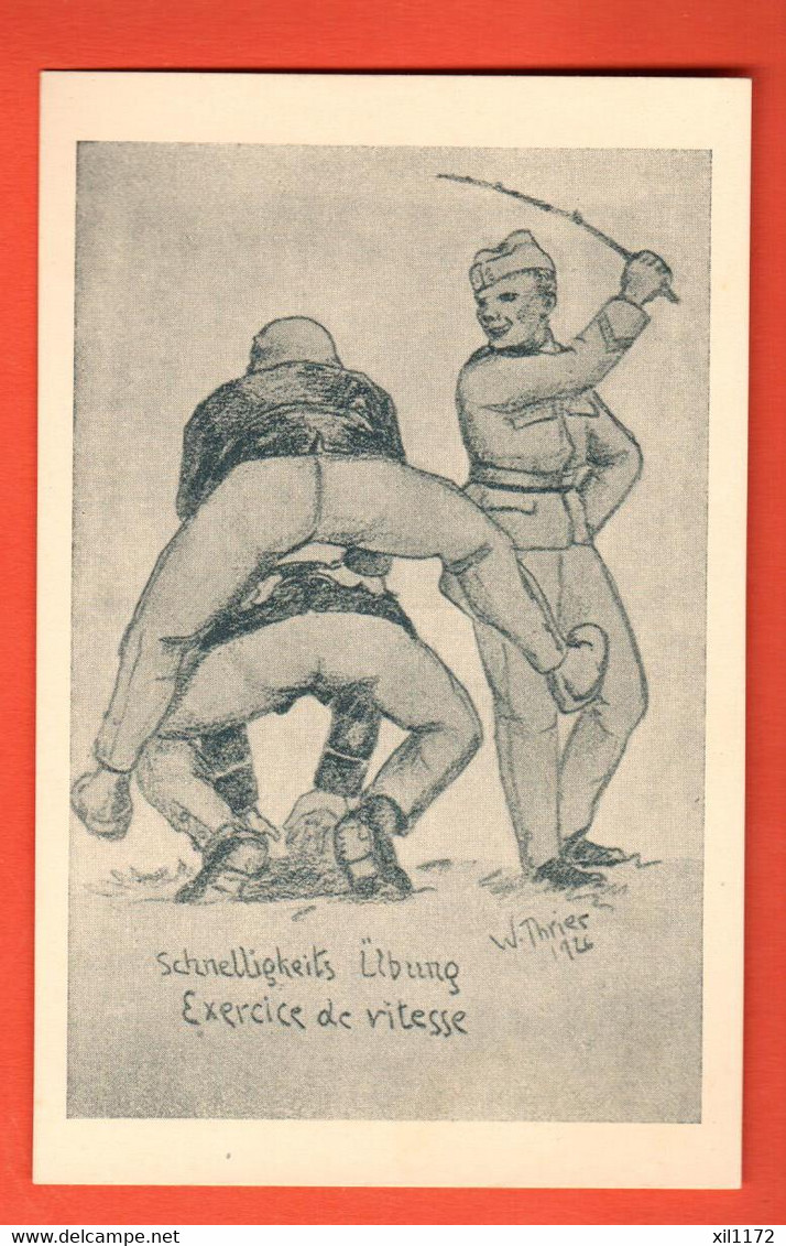 SIP-24  Militaire, Exercice De Vitesse, Schnelligkeits Übung,W. Thrier 1926, Verlag Hunziker Militärbedarf Aarau - Aarau