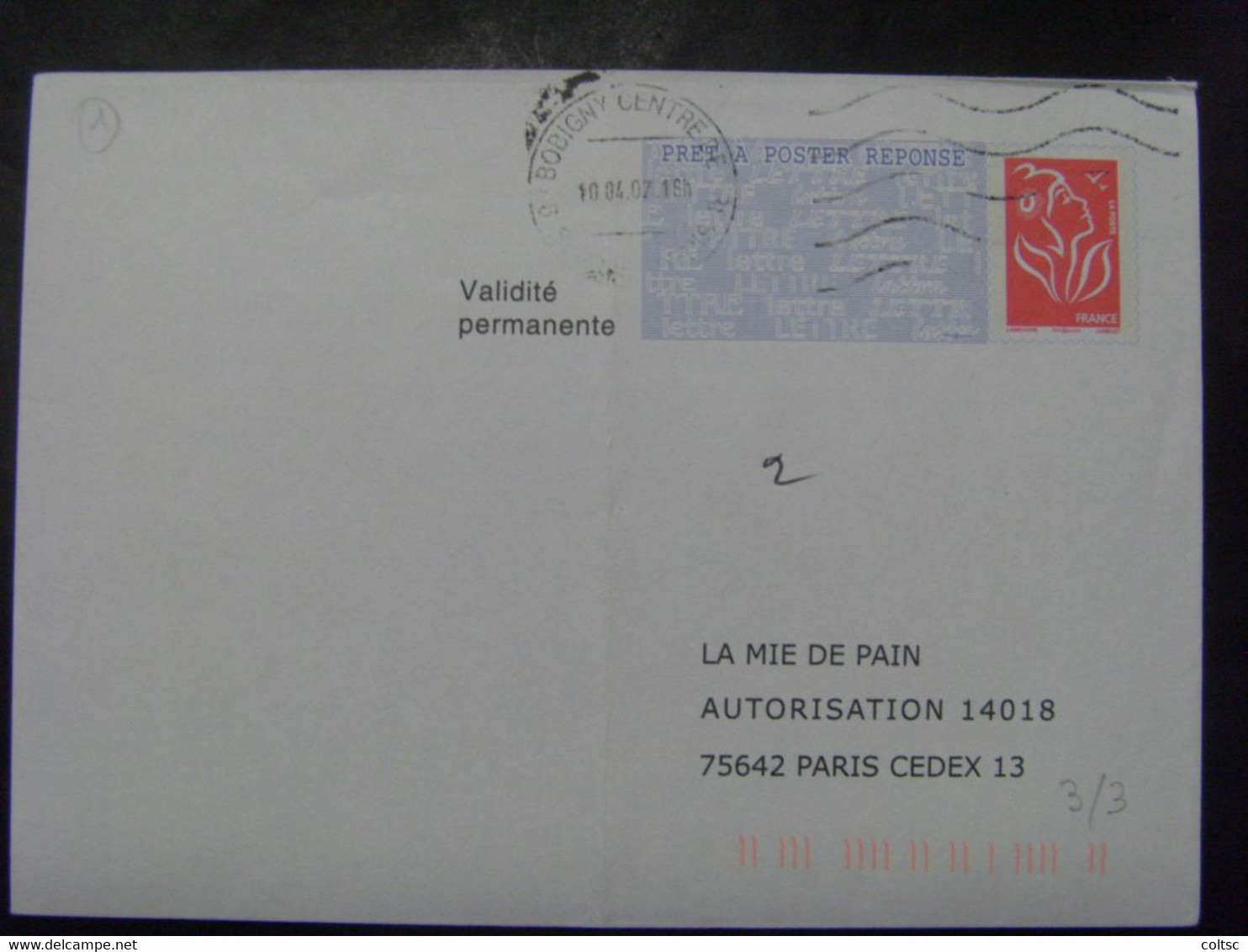 125- PAP Réponse Lamouche Phil@poste La Mie De Pain 06R422 Obl - PAP: Antwort/Lamouche