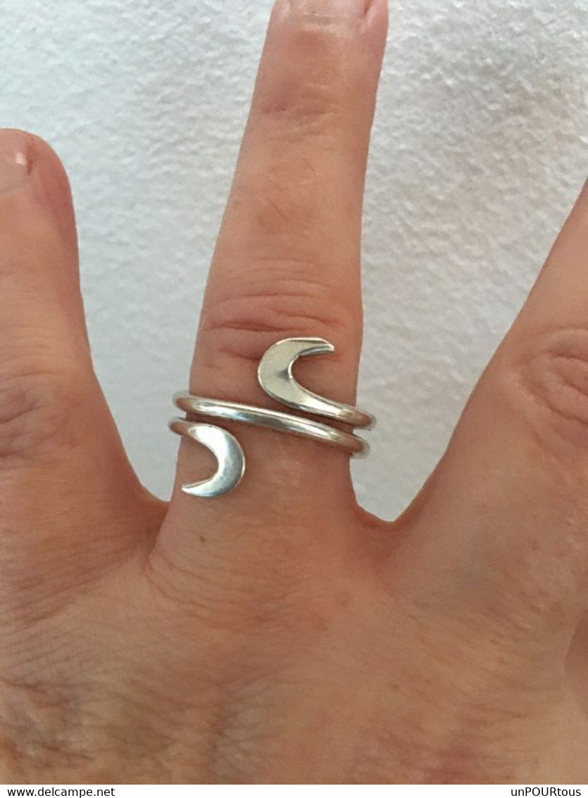 Bague En Argent Massif Taille 60/61 - Anillos