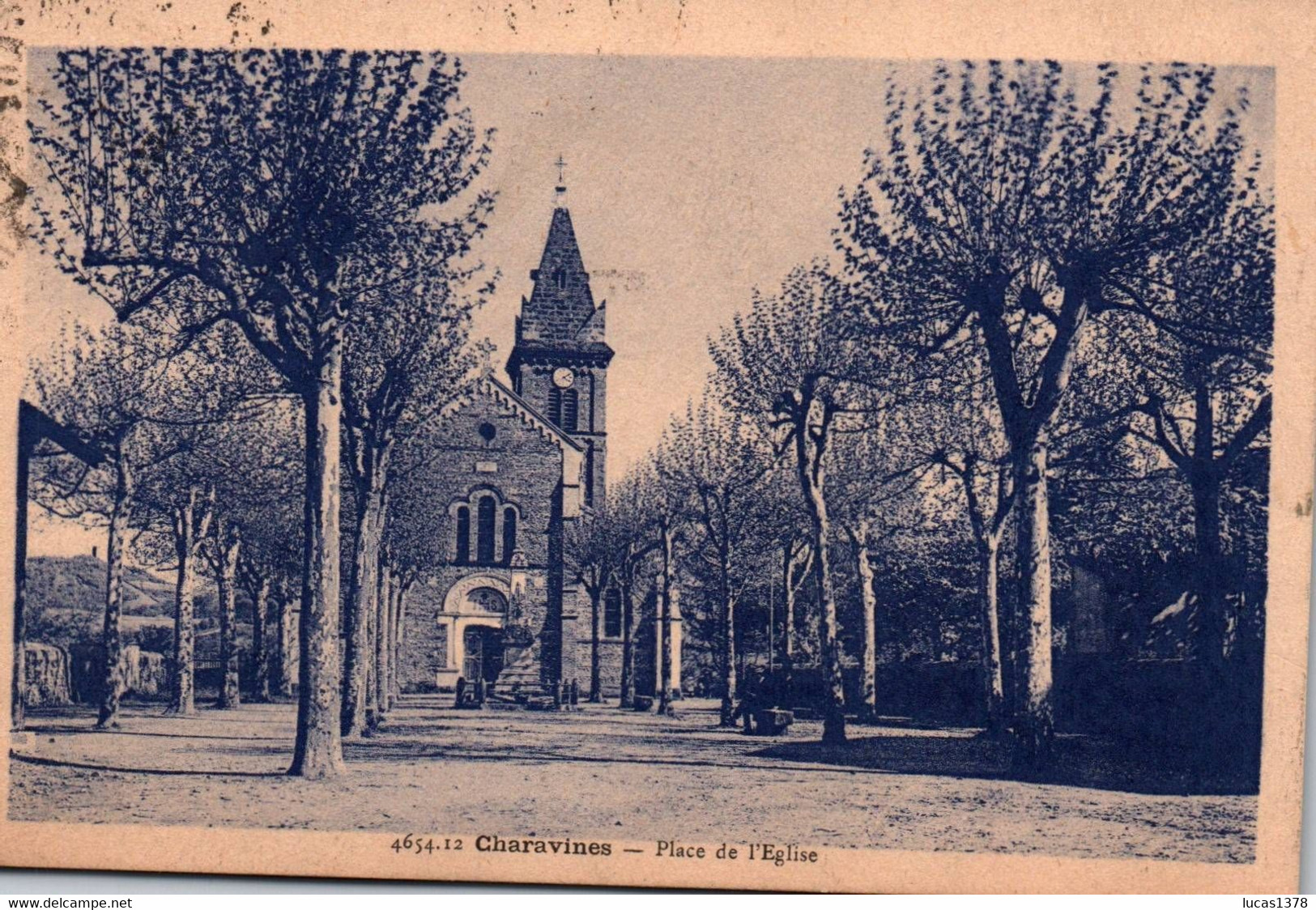 38 / CHARAVINES / PLACE DE L EGLISE - Charavines