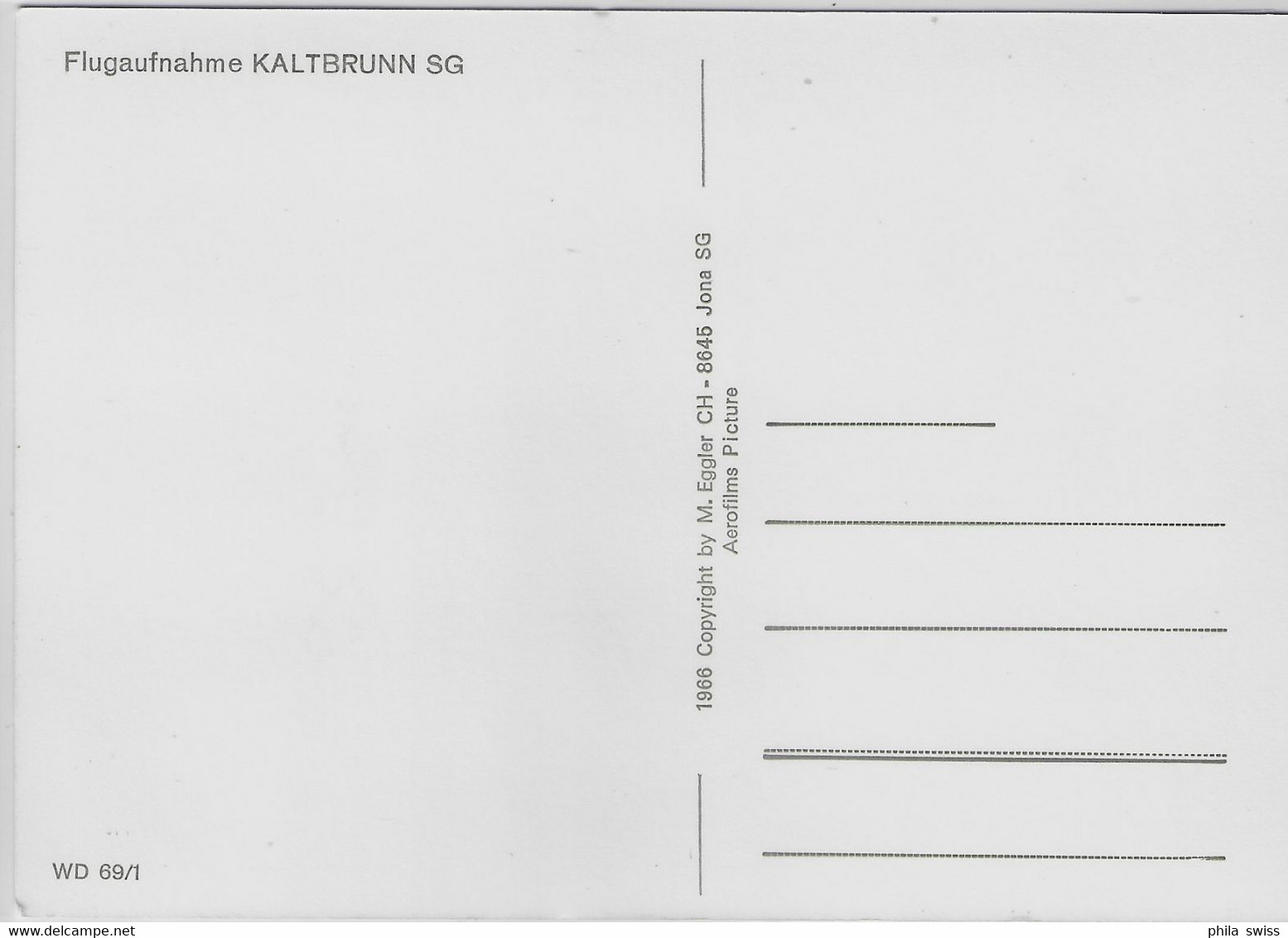 Flugaufnahme Kaltbrunn SG - Kaltbrunn