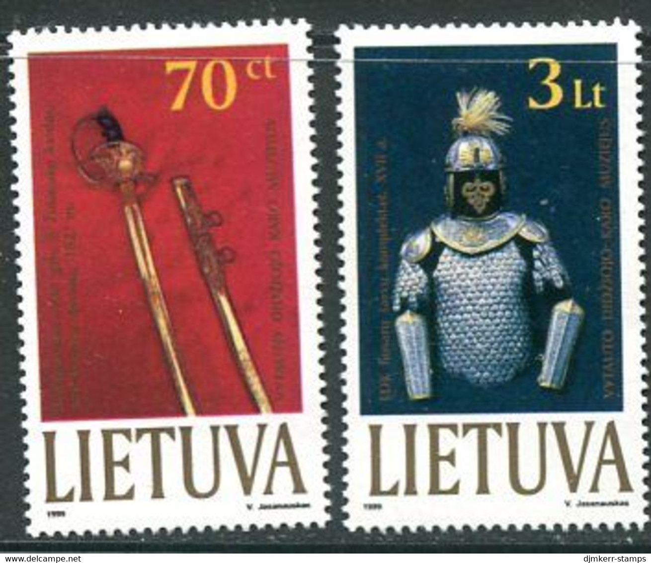 LITHUANIA  1999 Military Museum MNH / **.  Michel 712-13 - Lituania